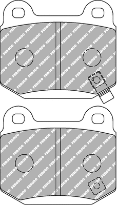 Brake Pad Set, disc brake (FDS1562)