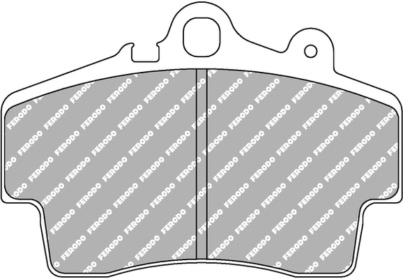 Brake Pad Set, disc brake (FCP1307H)