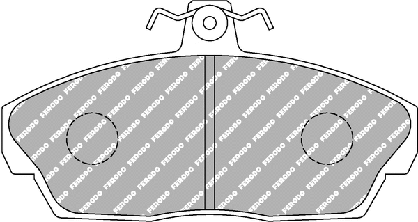 Brake Pad Set, disc brake (FCP613H)