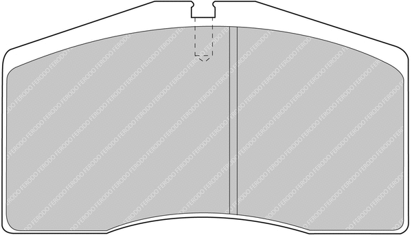 Brake Pad Set, disc brake (FCP891H)