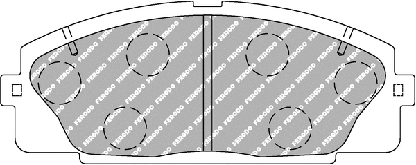 Brake Pad Set, disc brake (FRP3127H)