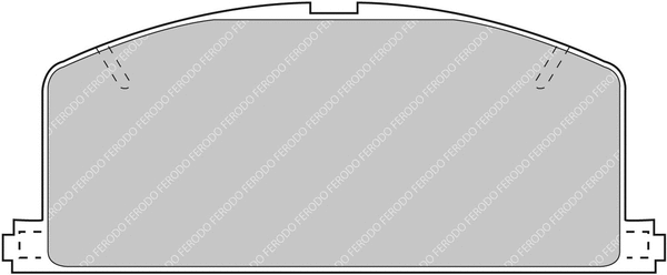 Brake Pad Set, disc brake (FCP308H)