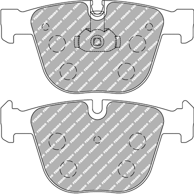 Brake Pad Set, disc brake (FCP1672H)