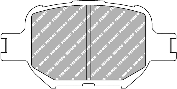Brake Pad Set, disc brake (FCP1528H)