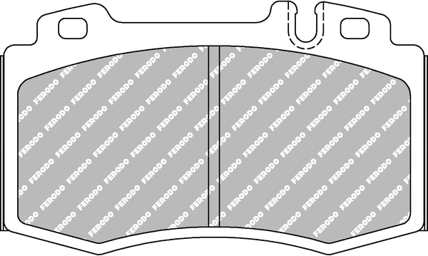Brake Pad Set, disc brake (FCP1661H)
