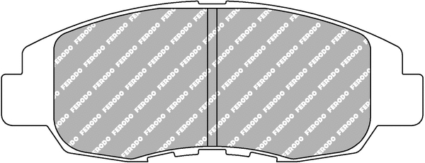 Brake Pad Set, disc brake (FCP761H)