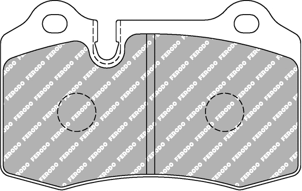 Brake Pad Set, disc brake (FCP721H)