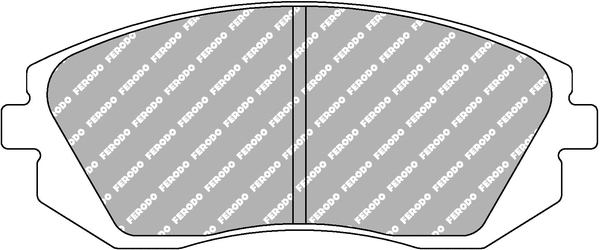 Brake Pad Set, disc brake (FCP1639H)