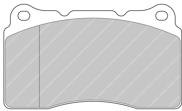 Brake Pad Set, disc brake (FCP1334H)