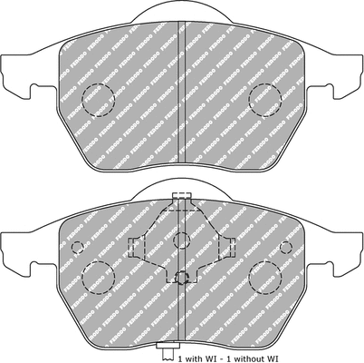 Brake Pad Set, disc brake (FDS1463)