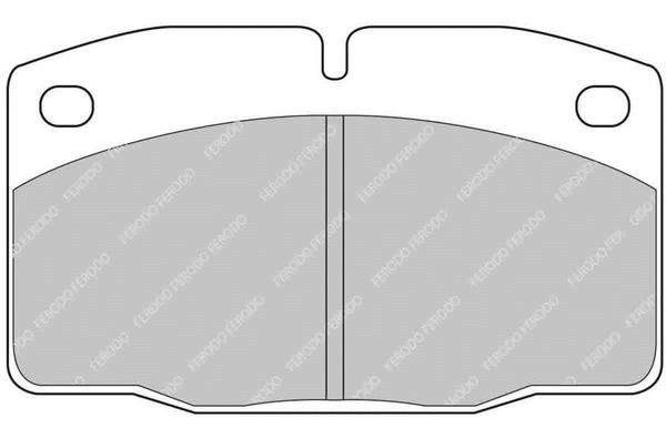 Brake Pad Set, disc brake (FCP173H)
