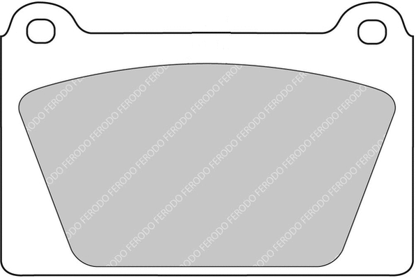 Brake Pad Set, disc brake (FCP840C)