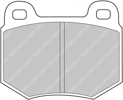 Brake Pad Set, disc brake (FCP448H)