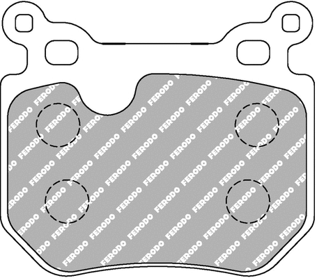 Brake Pad Set, disc brake (FCP4217H)