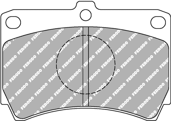 Brake Pad Set, disc brake (FCP487H)