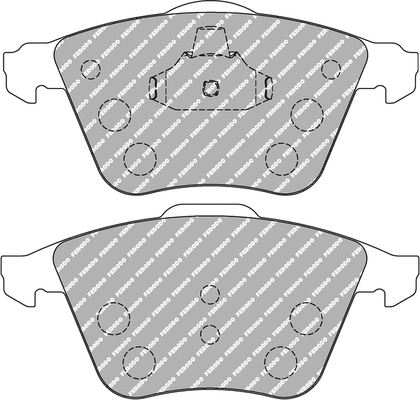 Brake Pad Set, disc brake (FCP4223H)