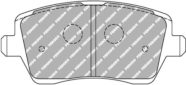 Brake Pad Set, disc brake (FCP1617R)