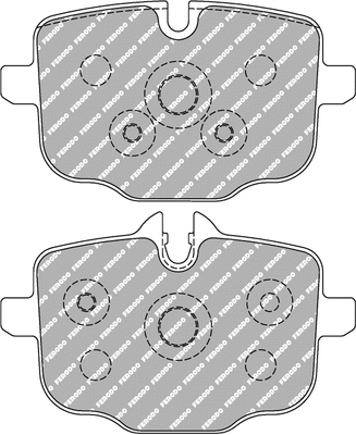 Brake Pad Set, disc brake (FCP4381H)