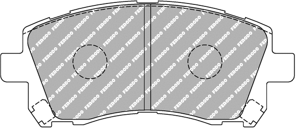 Brake Pad Set, disc brake (FCP1327H)