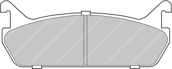 Brake Pad Set, disc brake (FDS654)