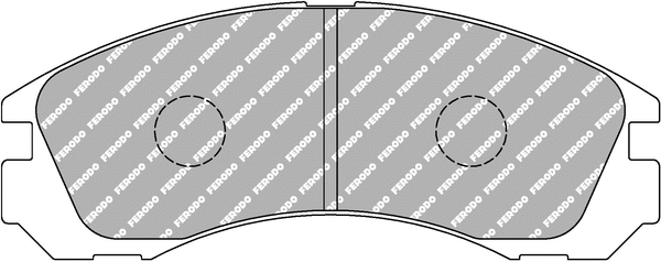 Brake Pad Set, disc brake (FCP765H)