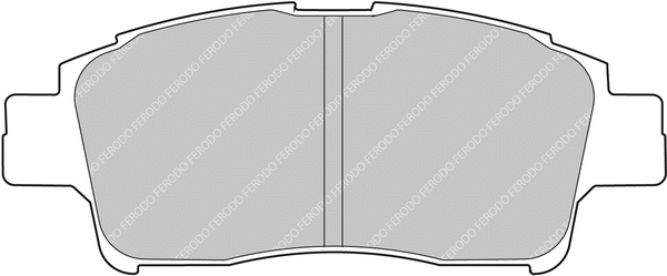 Brake Pad Set, disc brake (FCP1368H)
