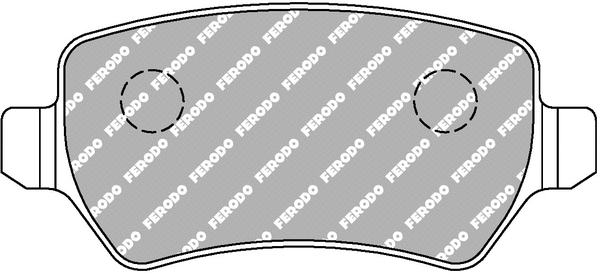 Brake Pad Set, disc brake (FCP1521H)