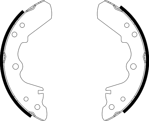 Brake Shoe Set (NS4001)
