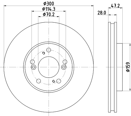 Brake Disc (ND8013K)
