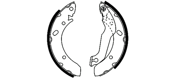 Brake Shoe Set (NS6006)