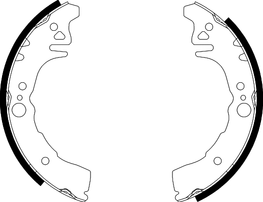 Brake Shoe Set (NS1009)
