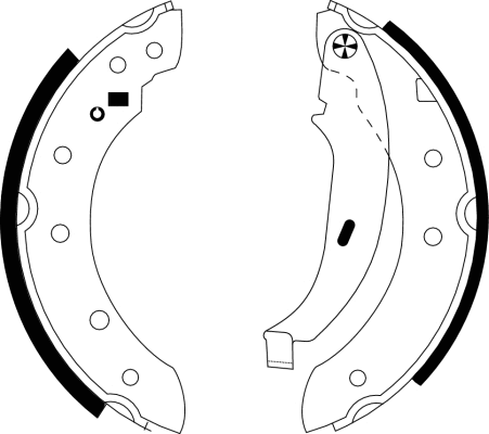 Brake Shoe Set (NS2010)