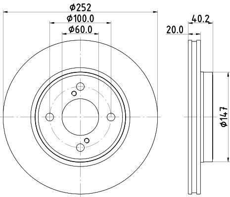 Brake Disc (ND9022)