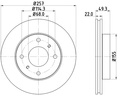 Brake Disc (ND2011K)