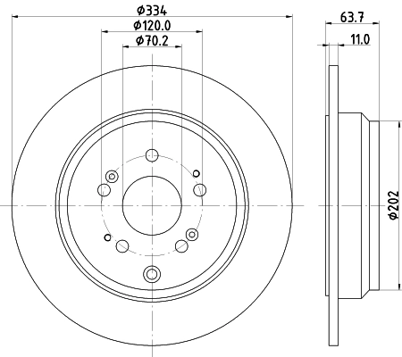Brake Disc (ND8067K)