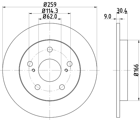 Brake Disc (ND1008K)