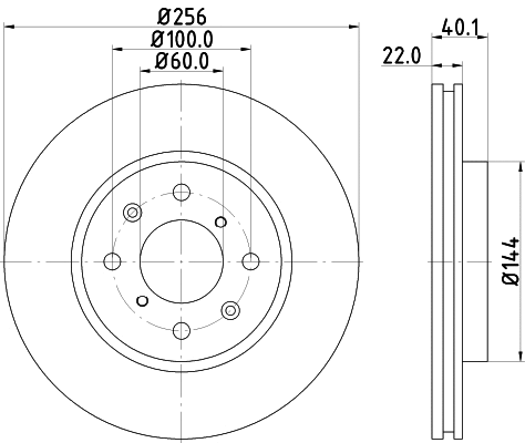 Brake Disc (ND9012K)