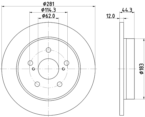 Brake Disc (ND1111K)