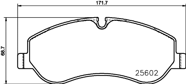 Brake Pad Set, disc brake (NP5082)