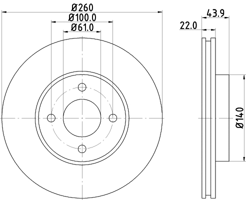 Brake Disc (ND2035K)