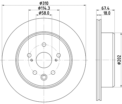Brake Disc (ND1116K)