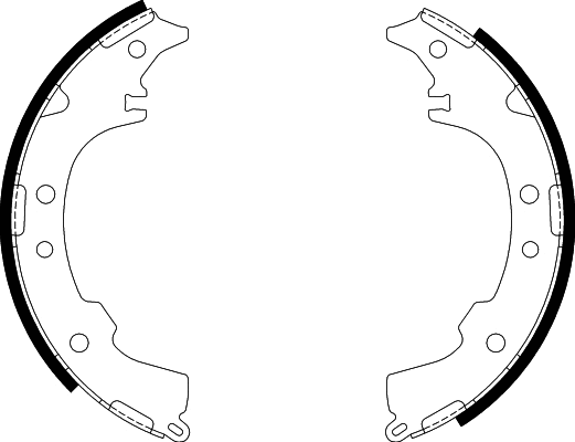 Brake Shoe Set (NS1007)