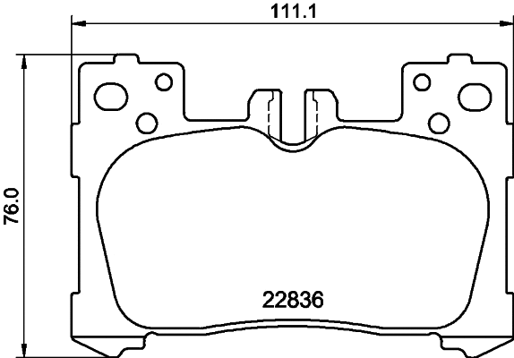 Brake Pad Set, disc brake (NP1179)