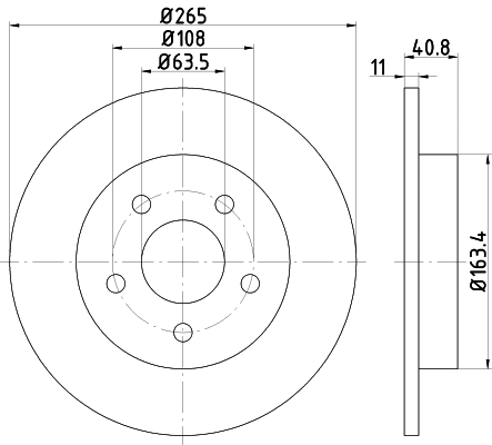 Brake Disc (ND5020K)
