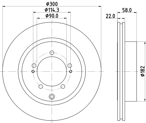 Brake Disc (ND3006K)