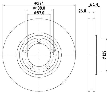 Brake Disc (ND6026K)