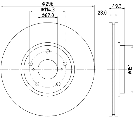 Brake Disc (ND1086K)