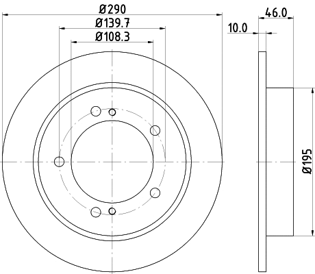 Brake Disc (ND9014)