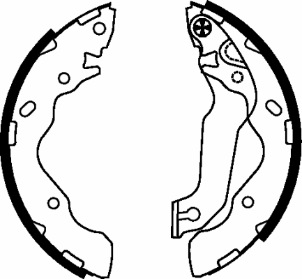 Brake Shoe Set (NS6008)