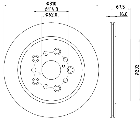 Brake Disc (ND1117K)